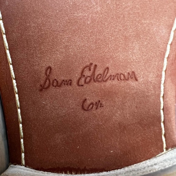 SAM EDELMAN FREDA TALL LEATHER RIDING BOOTS BROWN NWOT WOMEN'S SIZE 6.5 - Picture 16 of 16